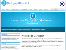 Tablet Screenshot of electriplan.co.tz